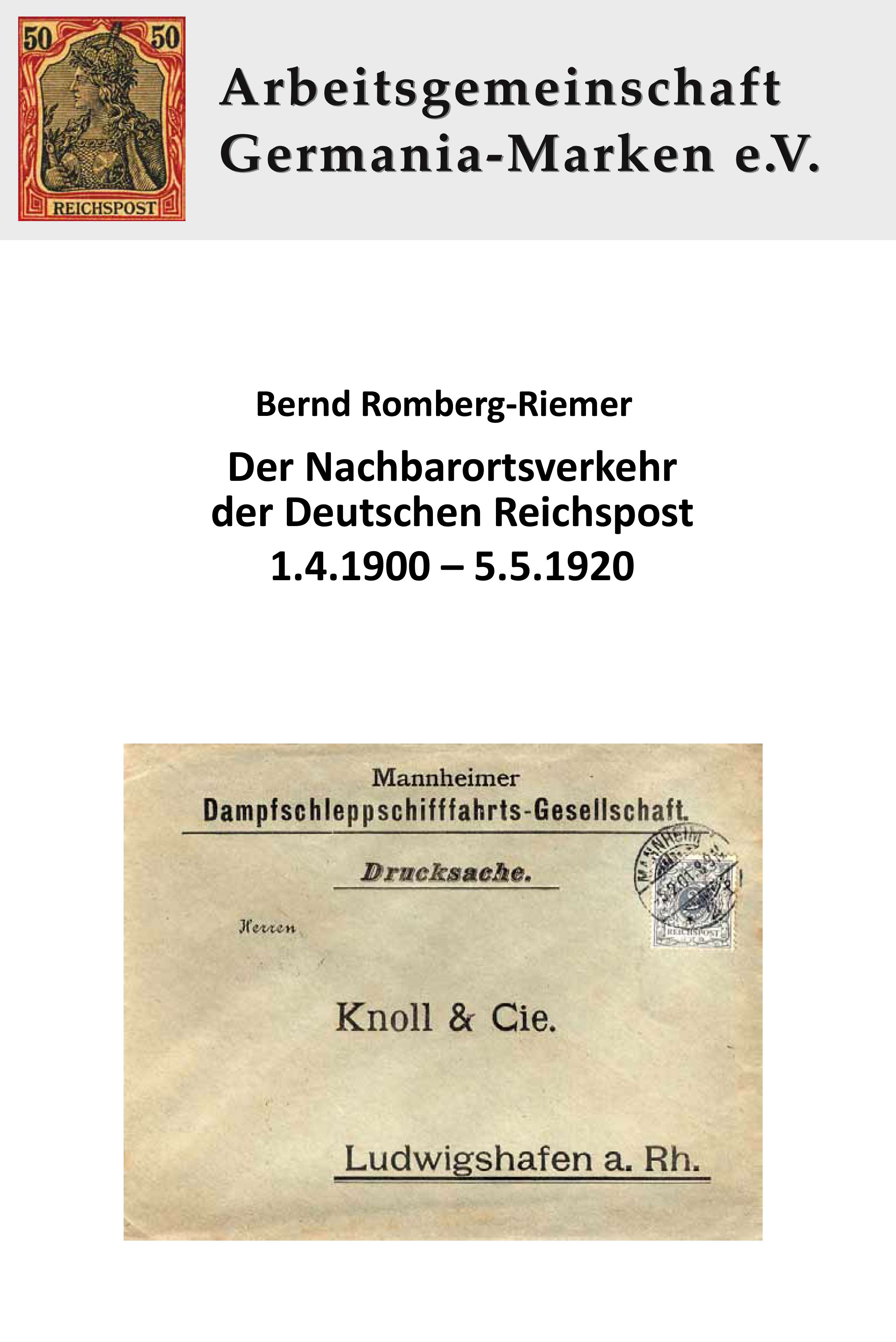 Cover: Der Nachbarortsverkehr der Deutschen Reichspost